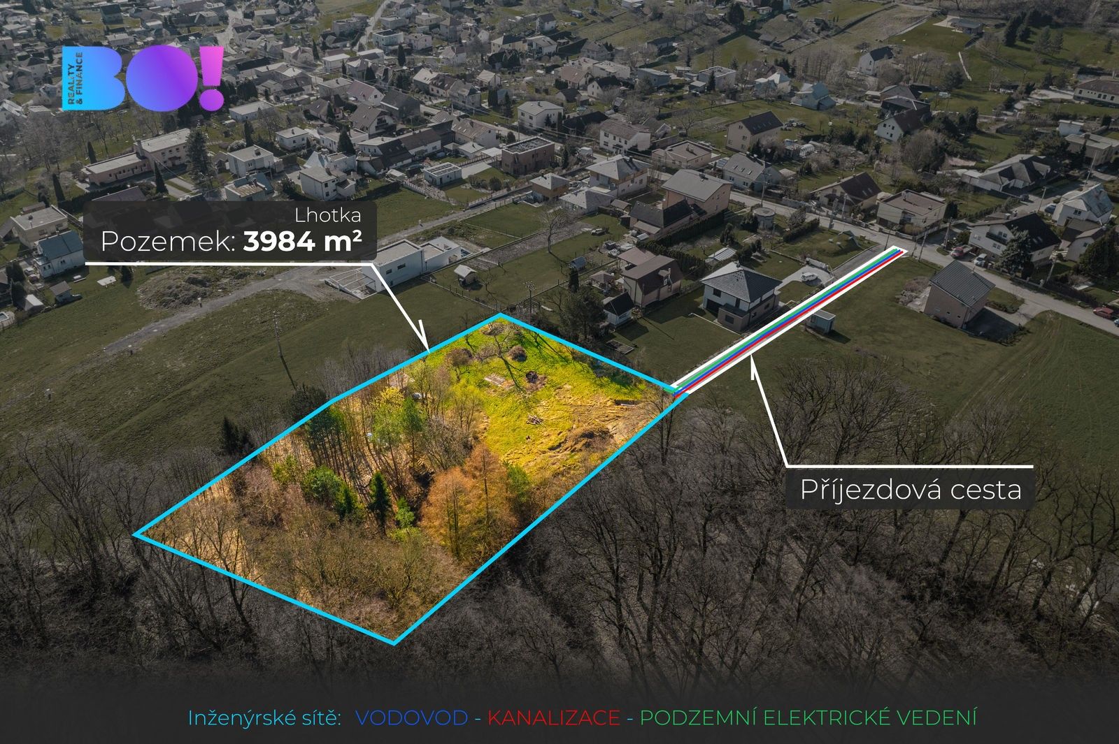 Pozemky pro bydlení, Bobrovnická, Ostrava, 3 m²
