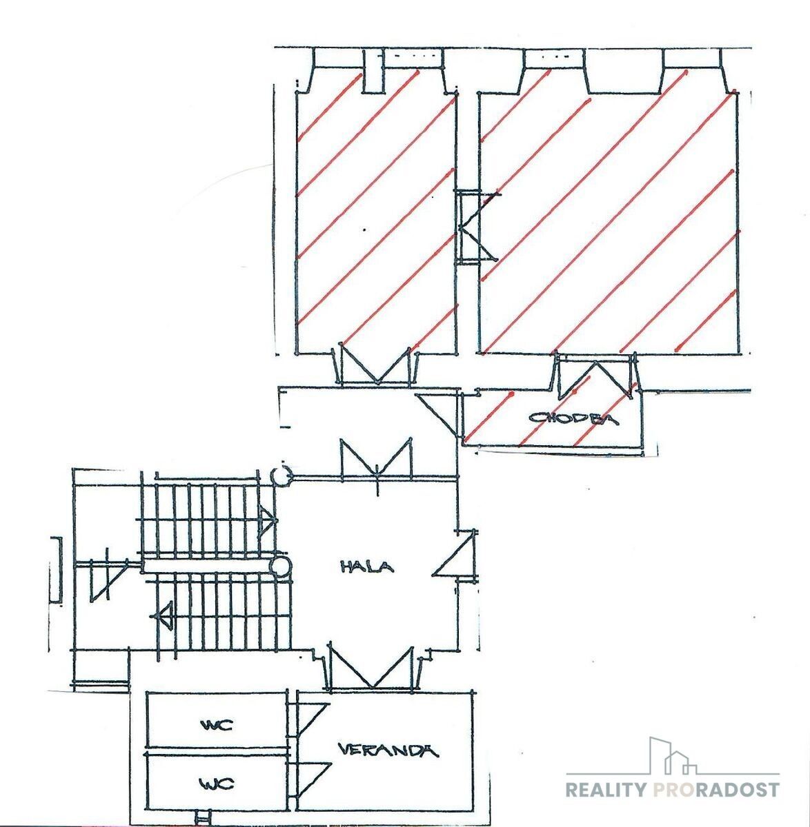 Pronájem kancelář - třída Míru, Pardubice, 60 m²