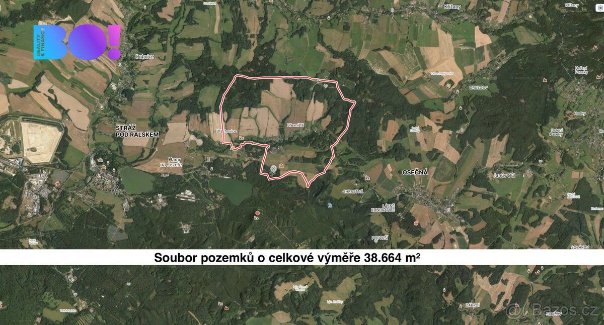 Zemědělské pozemky, Hamr u České Lípy, 471 28, 38 664 m²