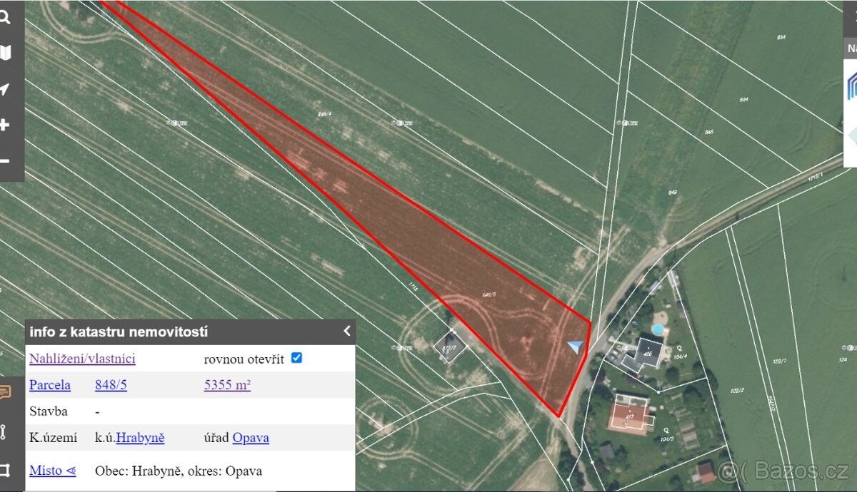 Prodej pozemek - Hrabyně, 747 63, 5 355 m²