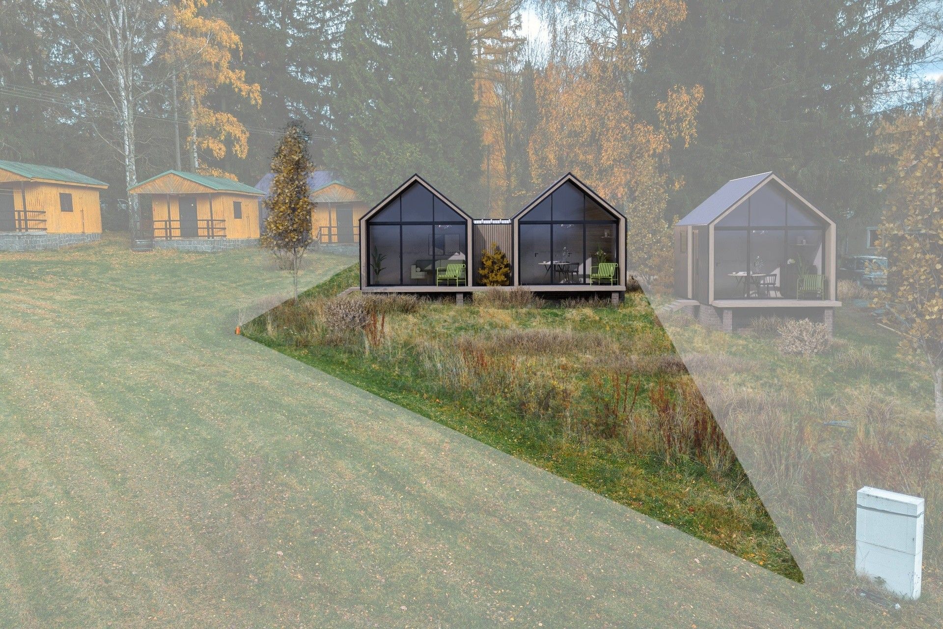 Chaty, Ústupky, Seč, 45 m²