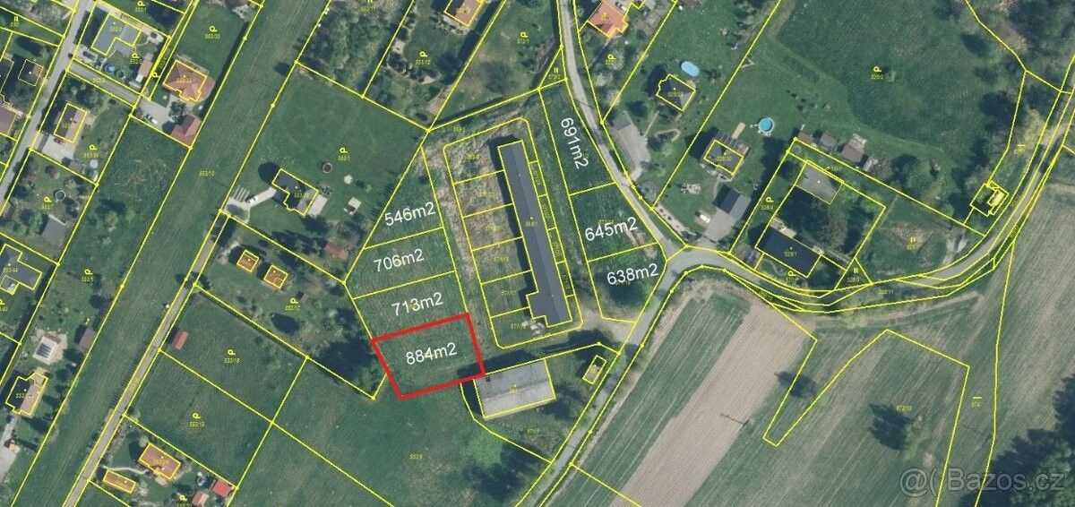 Pozemky pro bydlení, Petrovice u Karviné, 735 72, 884 m²