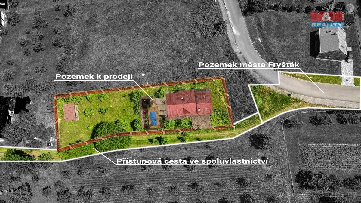 Prodej pozemek - Fryšták, 763 16, 930 m²