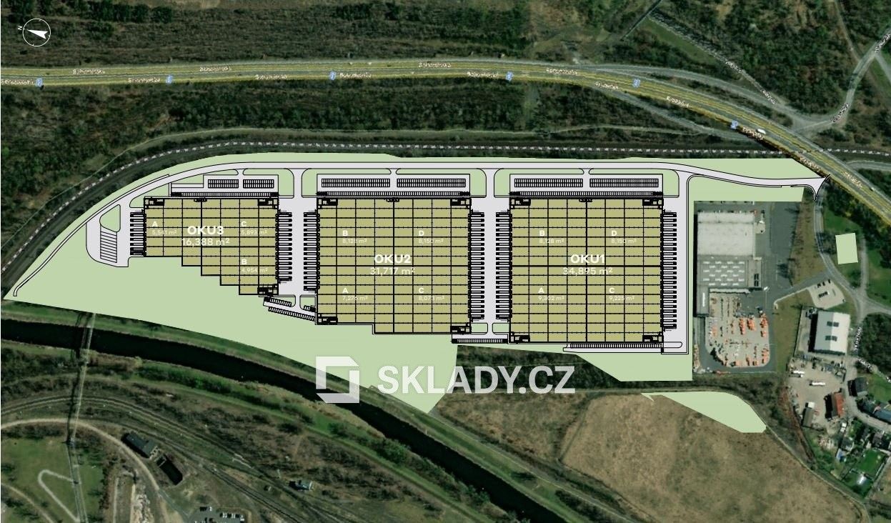 Sklady, Ostrava, 16 300 m²