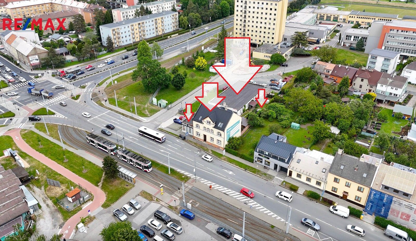 Ubytovací zařízení, Rooseveltova, Olomouc, 302 m²