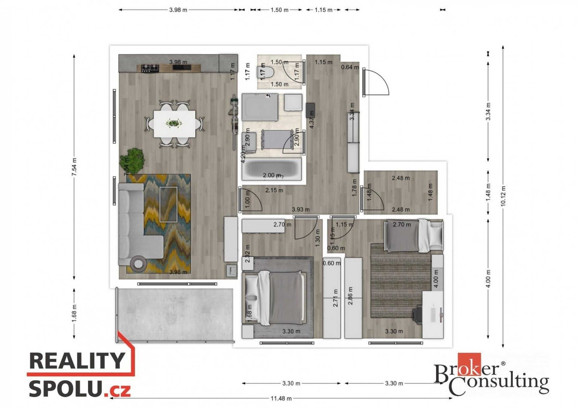 Pronájem byt 3+kk - Severní, Chotěboř, 84 m²