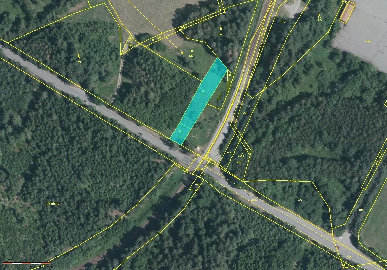 Zahrady, Velký Ratmírov, 1 449 m²