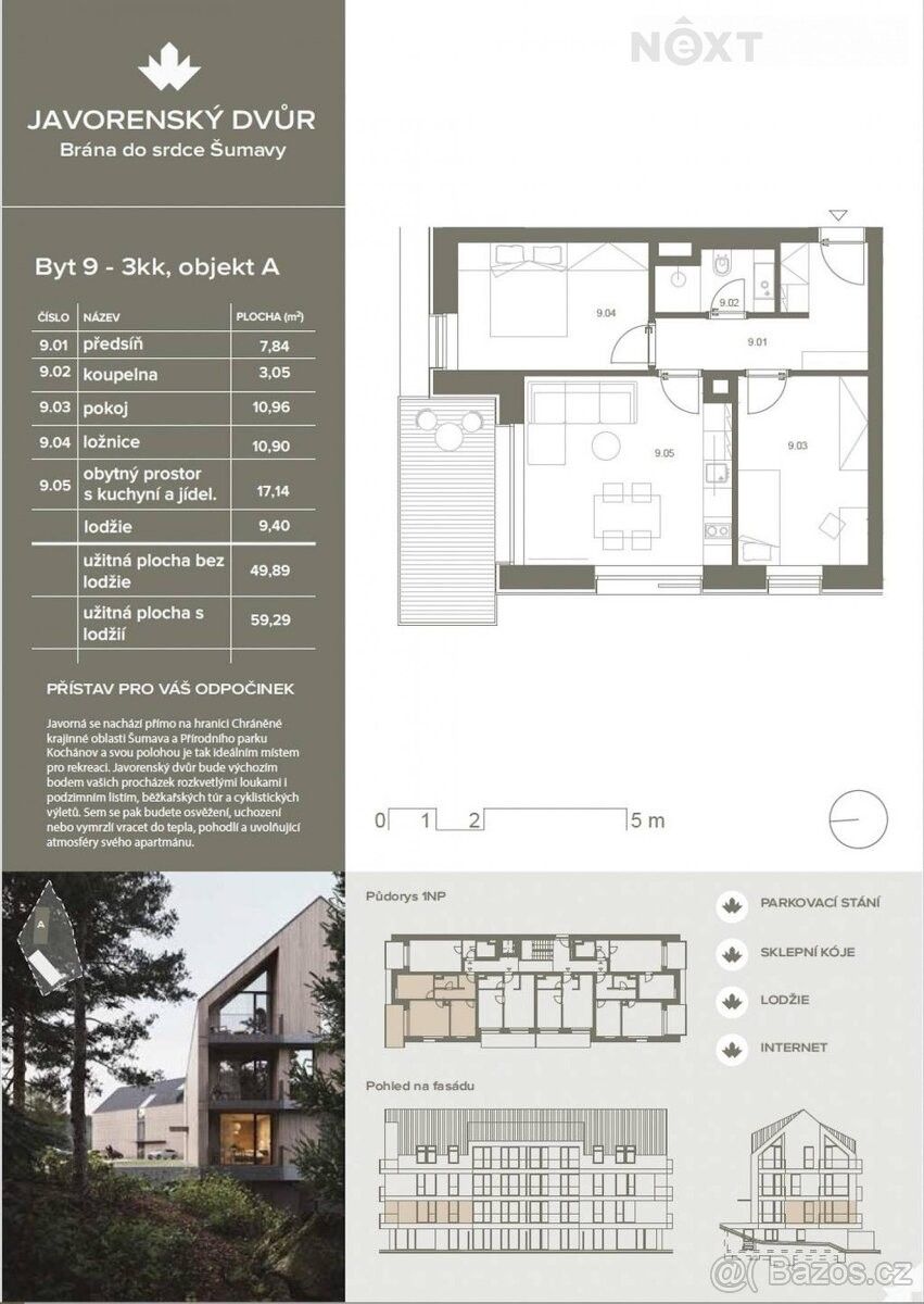 Prodej byt 3+kk - Klatovy, 339 01, 59 m²