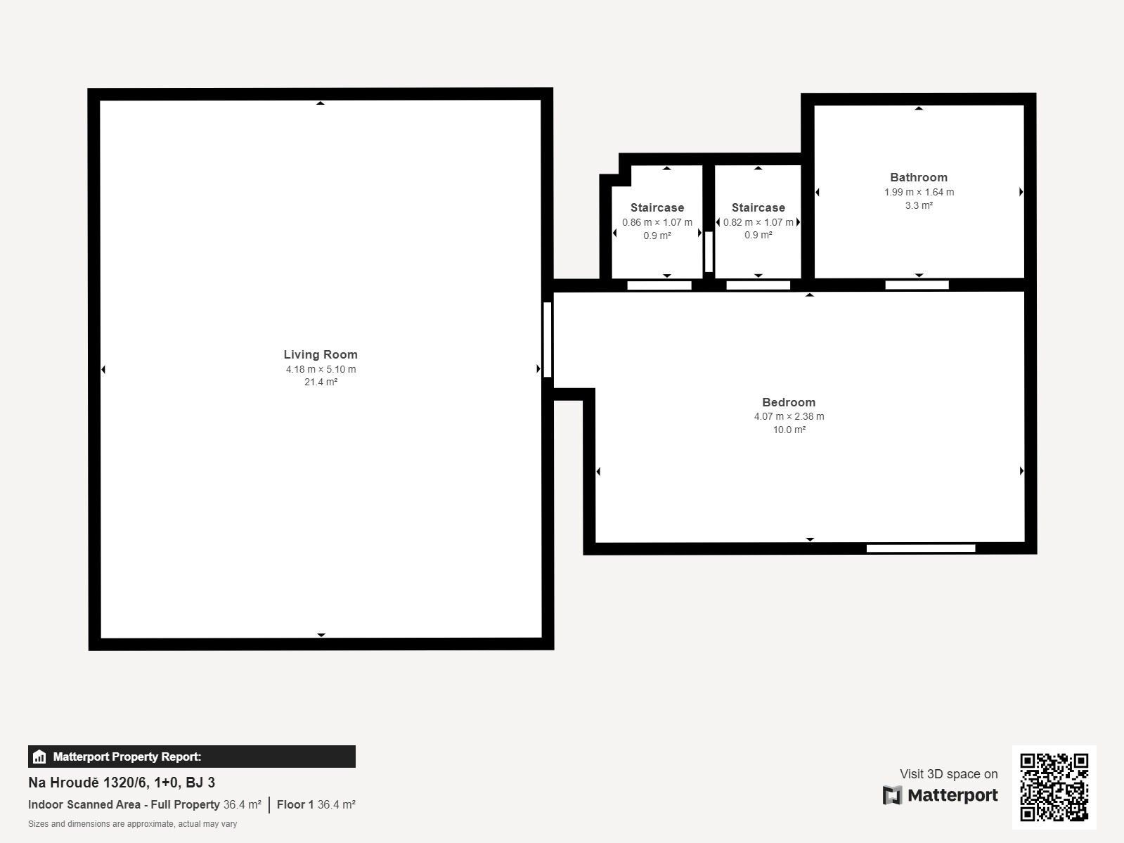 Pronájem byt 1+kk - Na hroudě, Praha, 40 m²