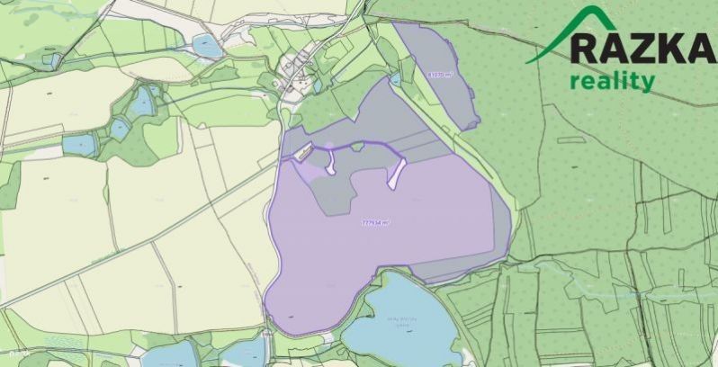 Prodej zemědělský pozemek - Březí, Ctiboř, 859 004 m²