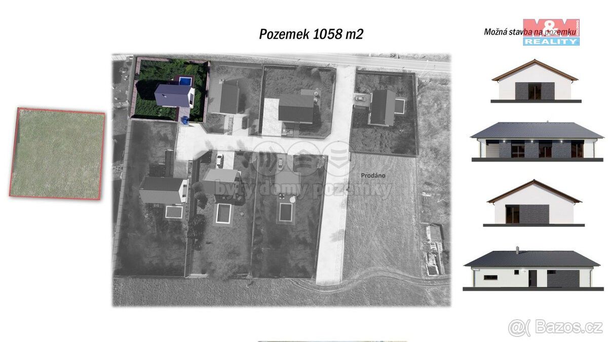 Prodej pozemek pro bydlení - Sedlčany, 264 01, 1 058 m²