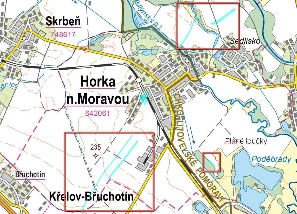 Zemědělské pozemky, Horka nad Moravou, 783 35, 47 902 m²