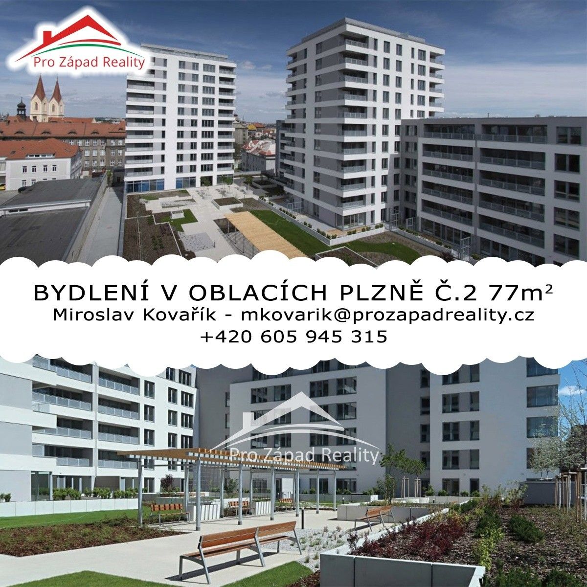 Pronájem byt 2+kk - Nemocniční, Plzeň, 65 m²