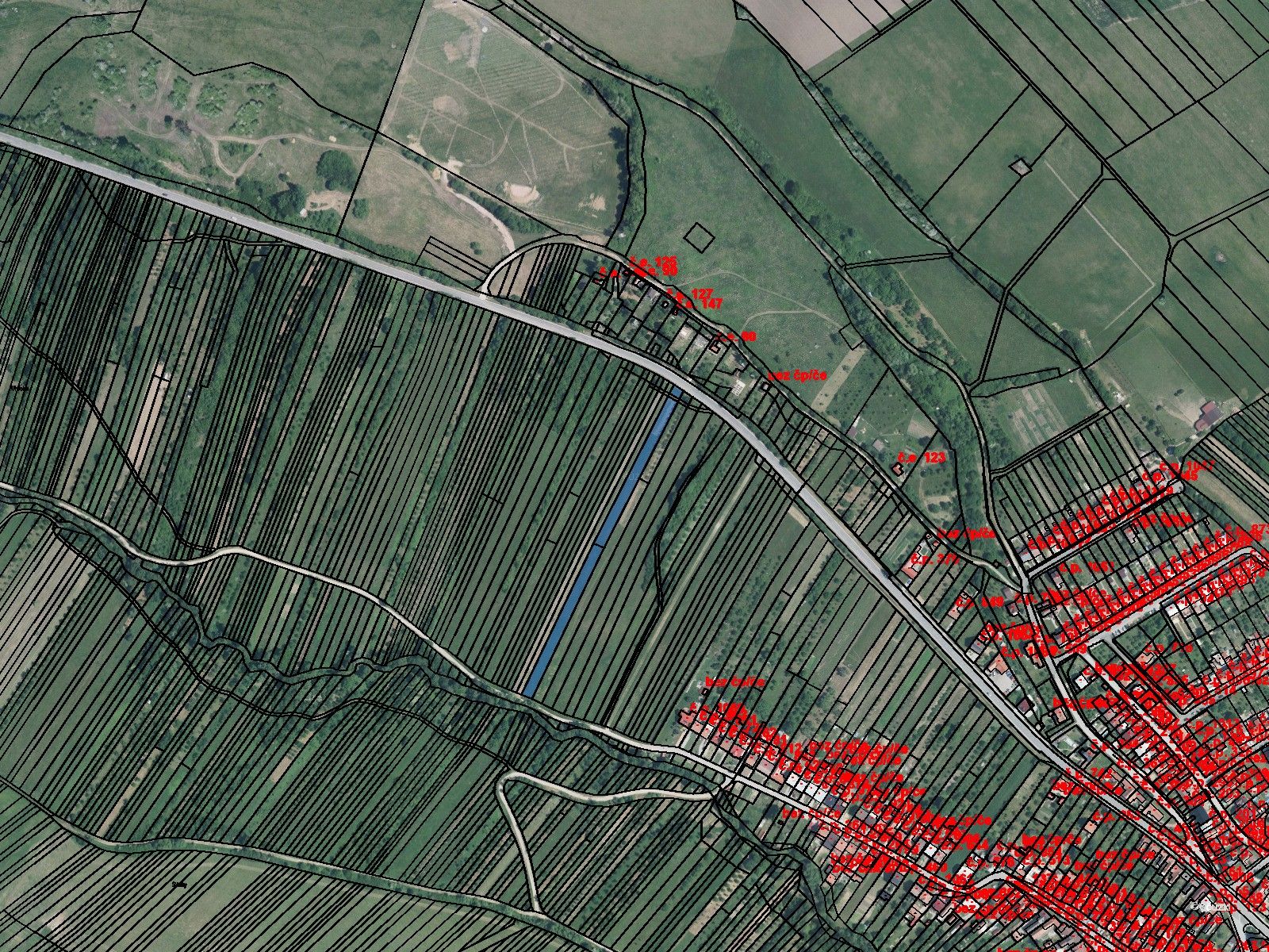 Prodej zemědělský pozemek - Strání, 672 m²