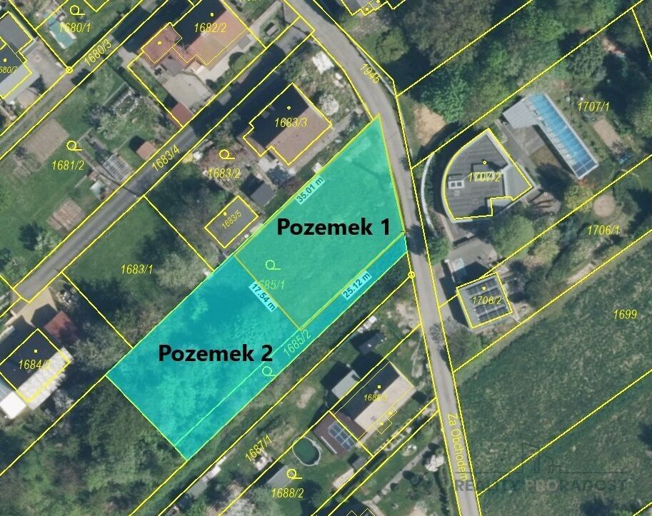 Prodej pozemek pro bydlení - Za Obchodem, Ostrava, 600 m²