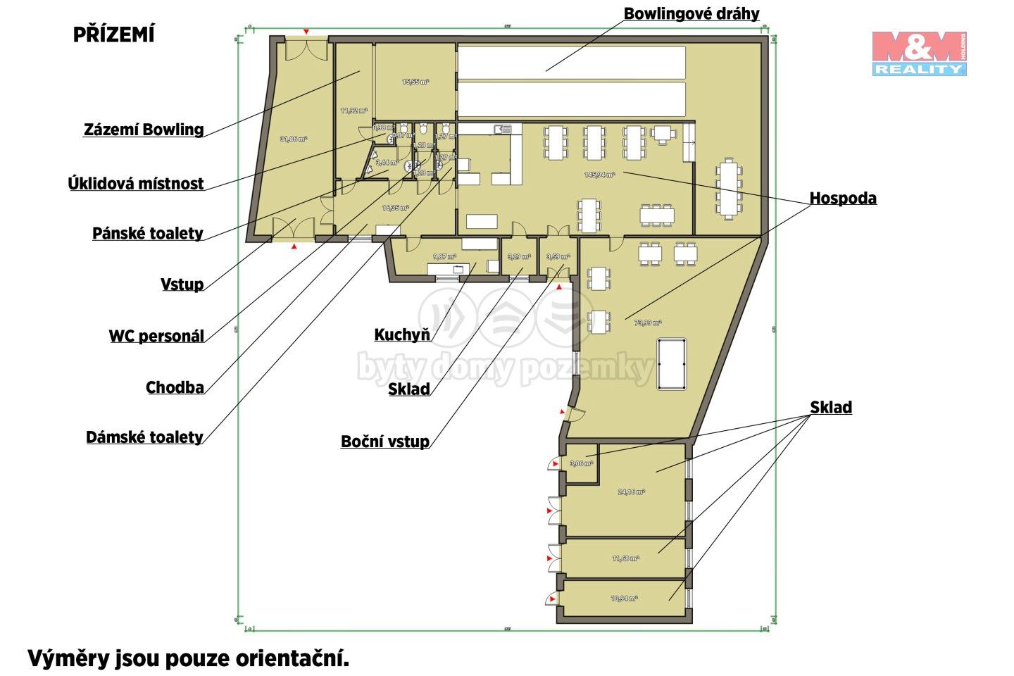 Prodej obchodní prostory - U Elektrárny, Stod, 372 m²