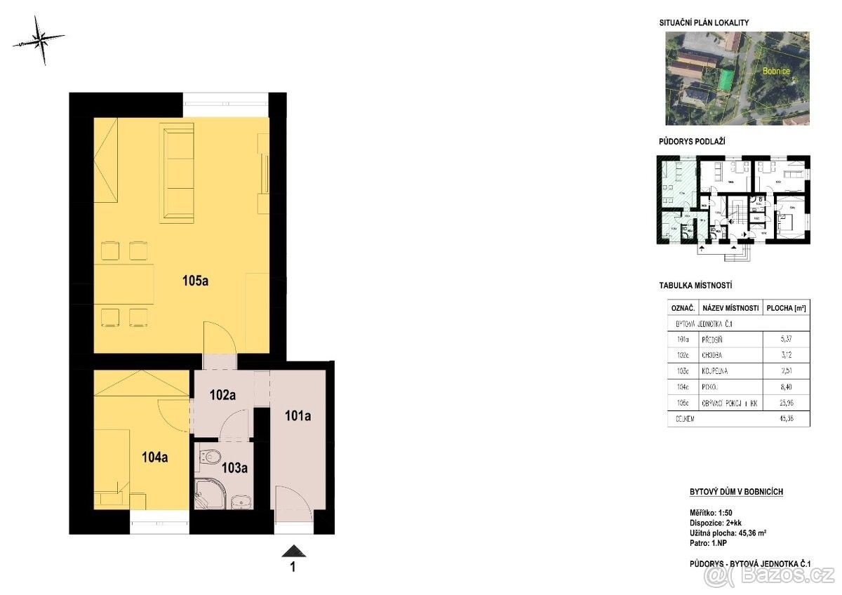 Ostatní, Bobnice, 289 31, 45 m²