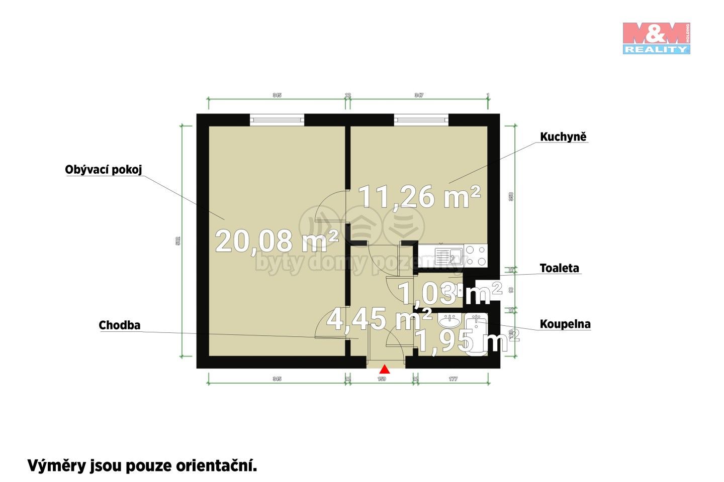 Pronájem byt 1+1 - Mírová, Stříbro, 39 m²