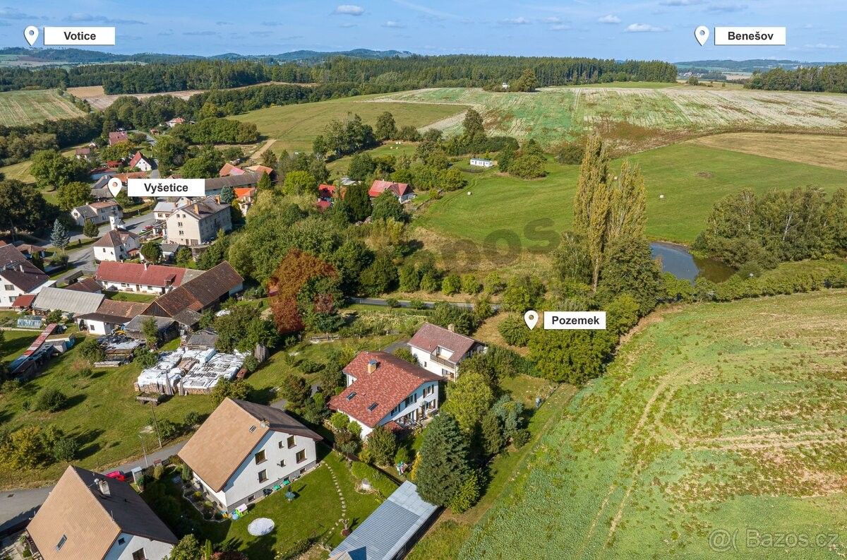 Prodej pozemek pro bydlení - Mladá Vožice, 391 43, 907 m²