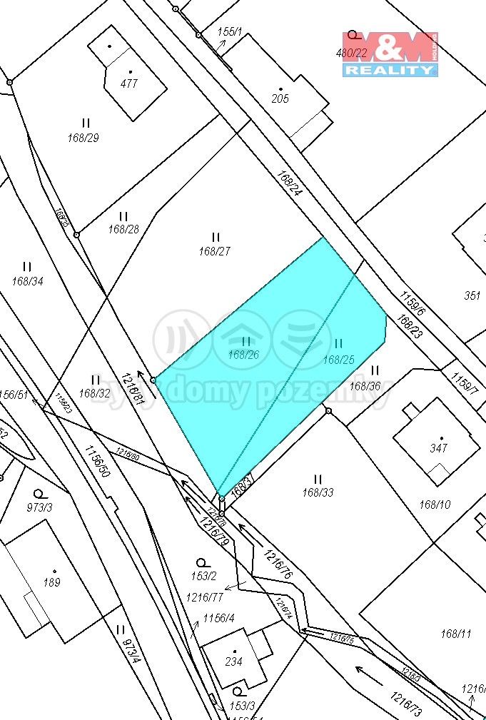 Prodej pozemek pro bydlení - Těchonín, 561 66, 1 008 m²