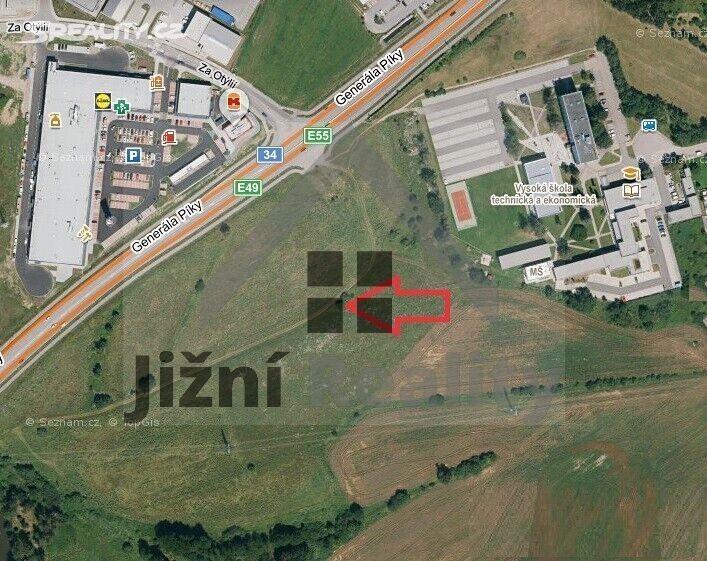 Komerční pozemky, Za Otýlií, České Budějovice, 1 m²