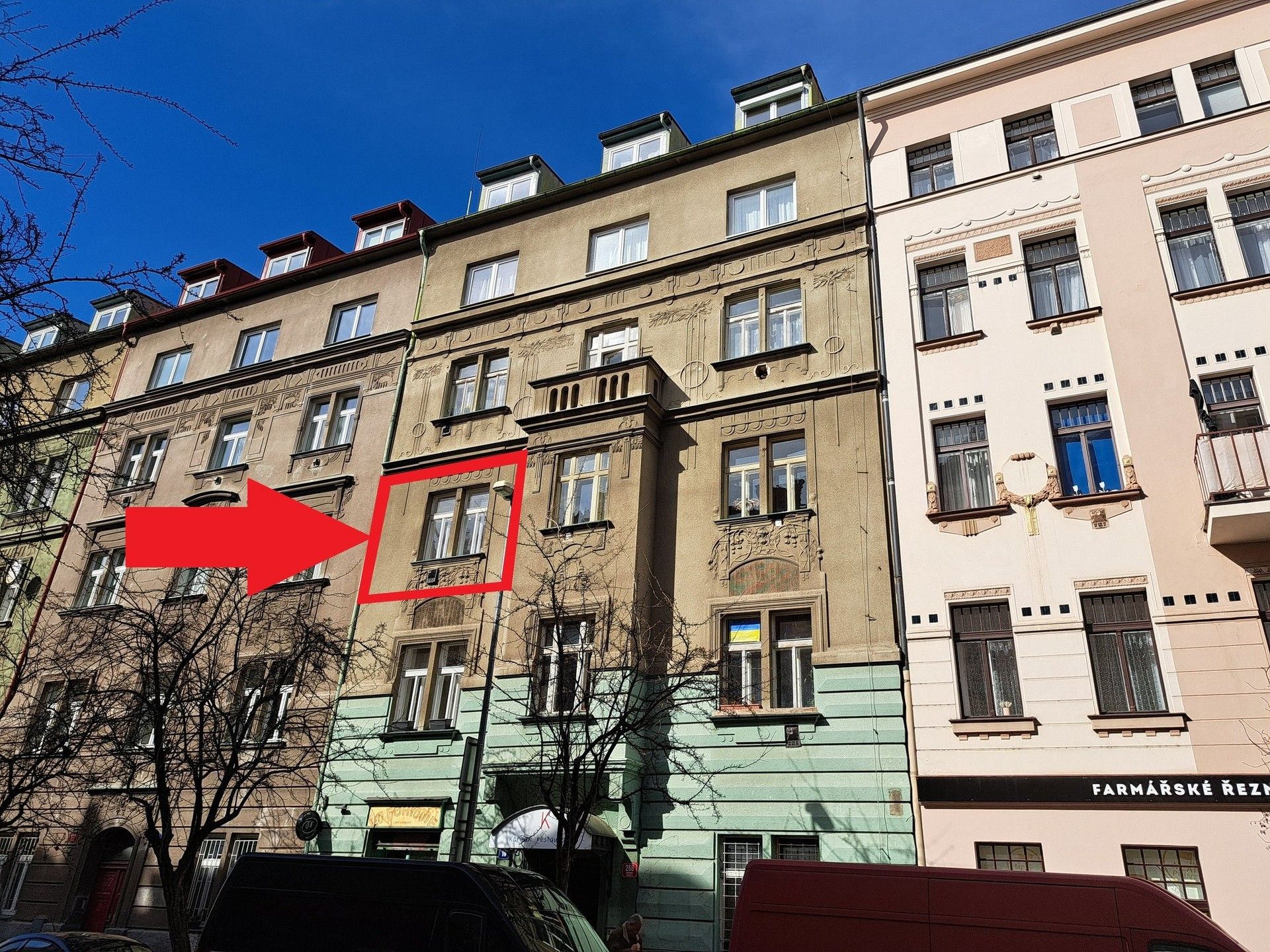 2+kk, Jaselská, Praha, 55 m²