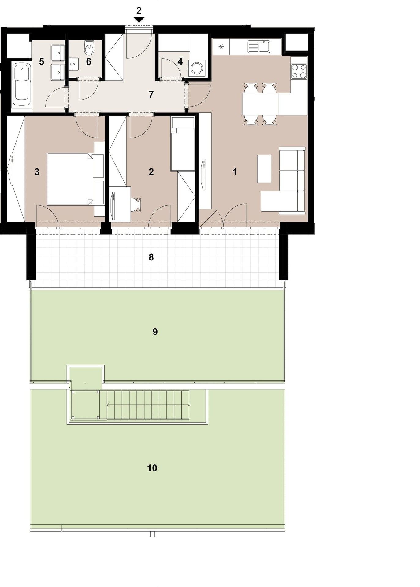 Prodej byt 3+kk - Štichova, Praha, 69 m²