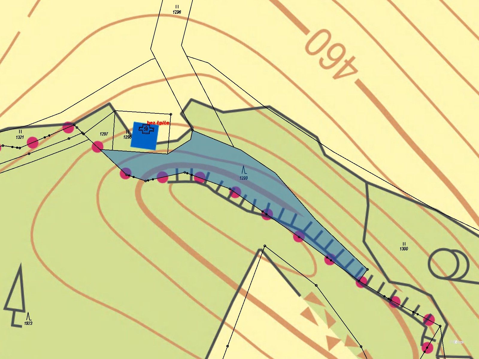 Prodej les - Stebno, 3 737 m²