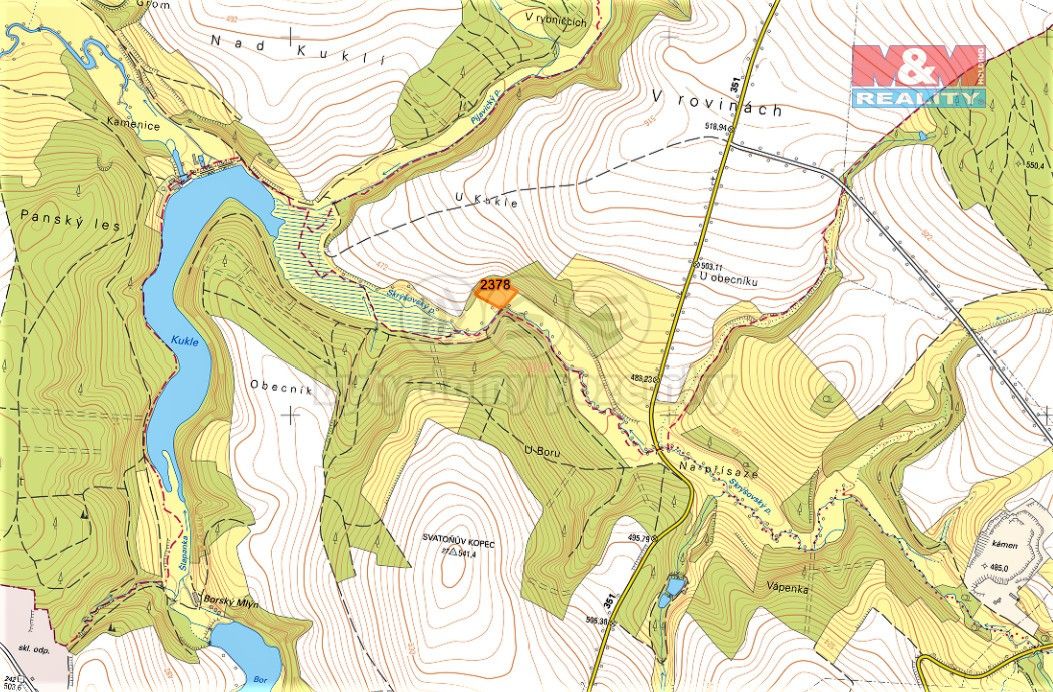 Prodej louka - Polná, 588 13, 4 521 m²