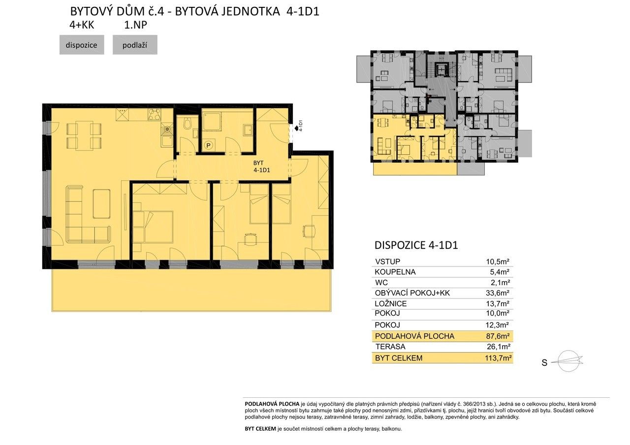 4+kk, Žďár nad Sázavou 8, 88 m²