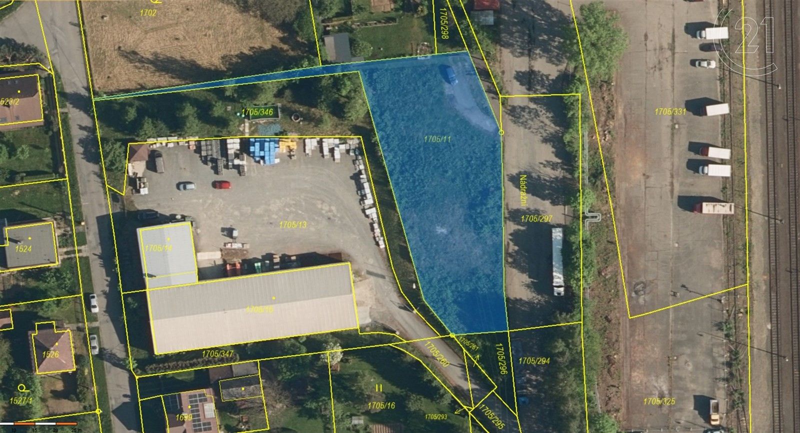 Prodej komerční pozemek - Kopřivnice