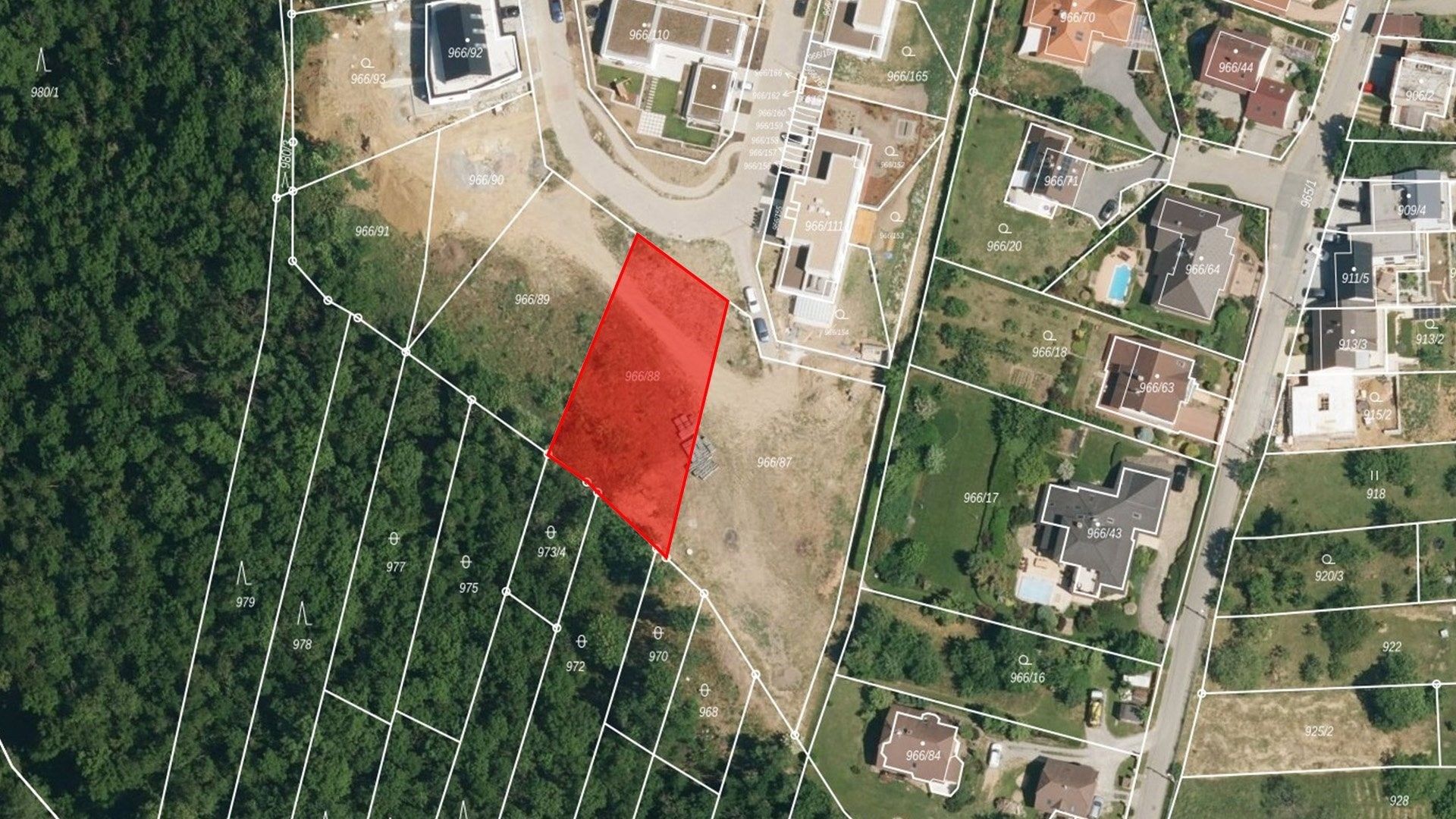 Prodej pozemek pro bydlení - Mokrá, Mokrá-Horákov, 1 046 m²