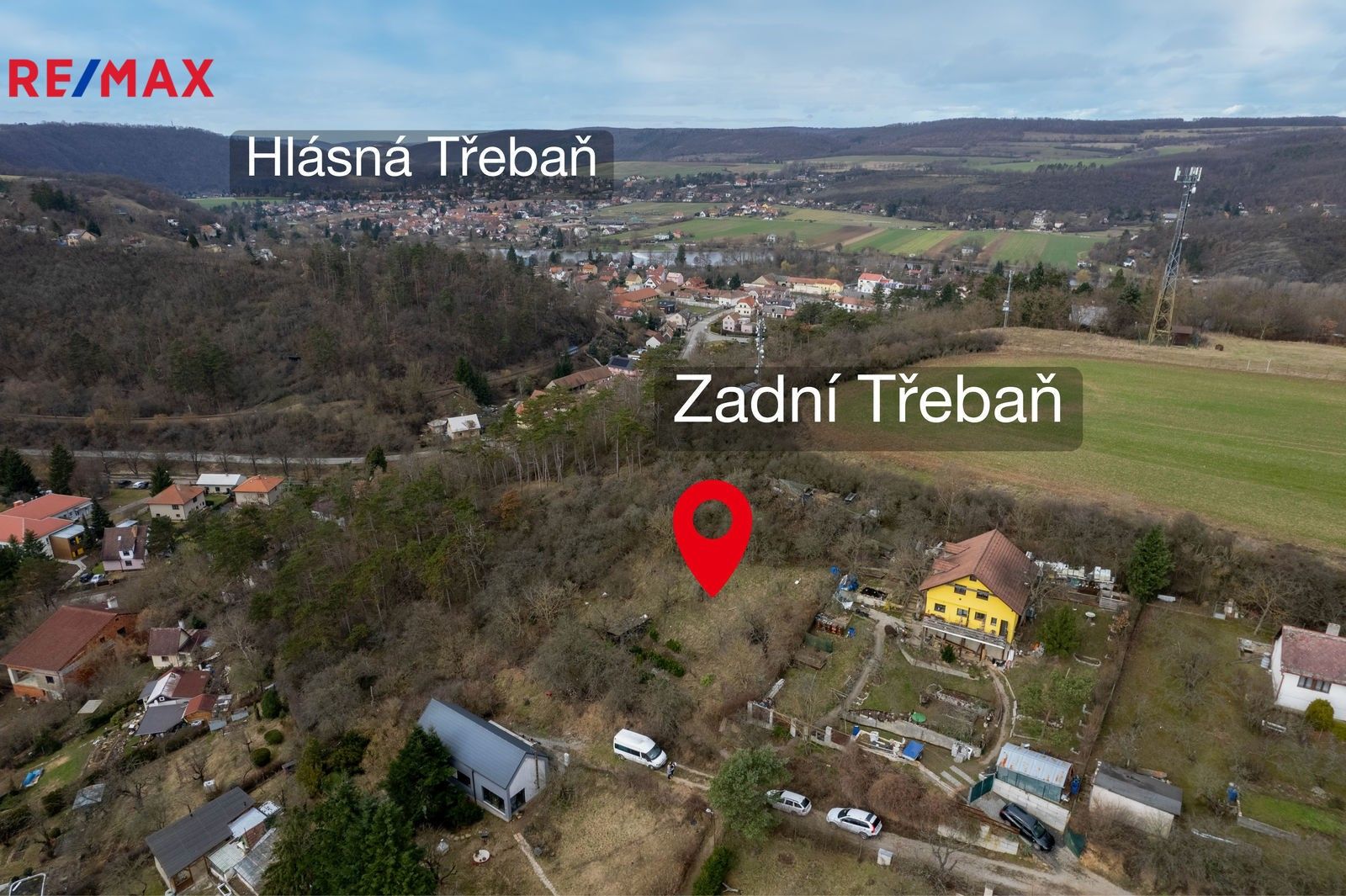 Prodej pozemek pro bydlení - Zadní Třebaň, 853 m²