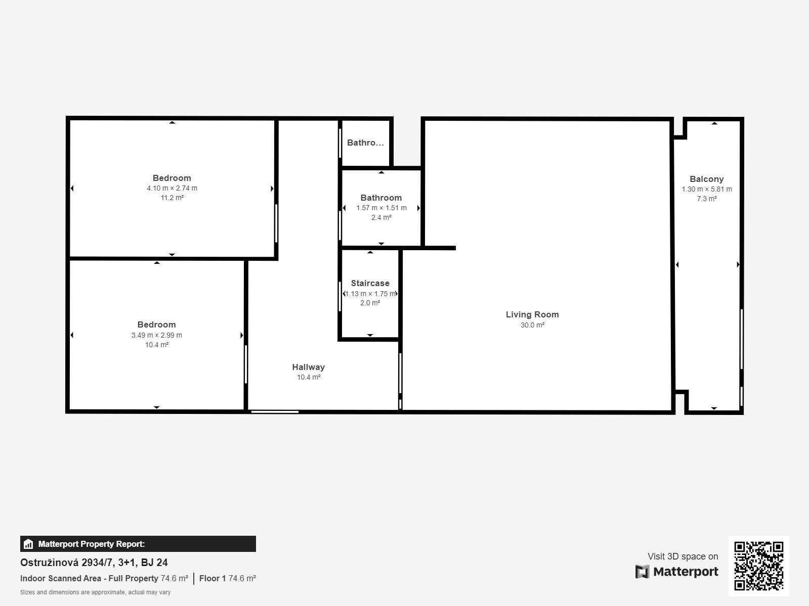 Pronájem byt 3+1 - Ostružinová, Praha, 74 m²