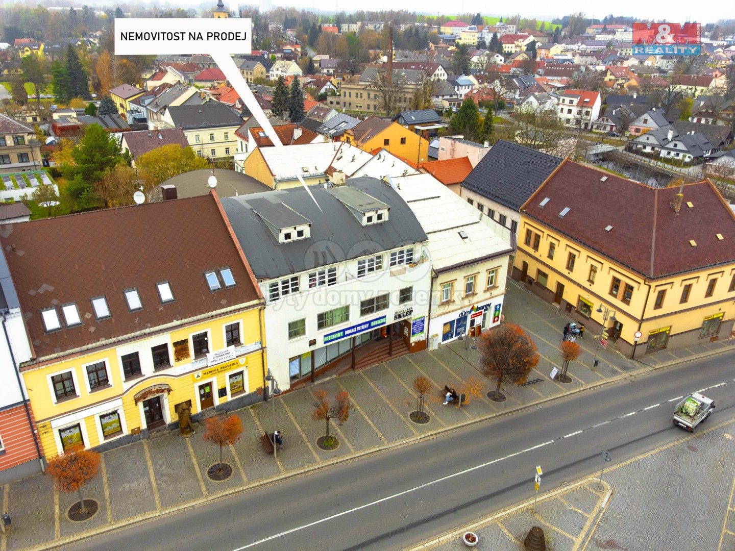 Prodej činžovní dům - Poděbradovo náměstí, Hlinsko, 1 787 m²