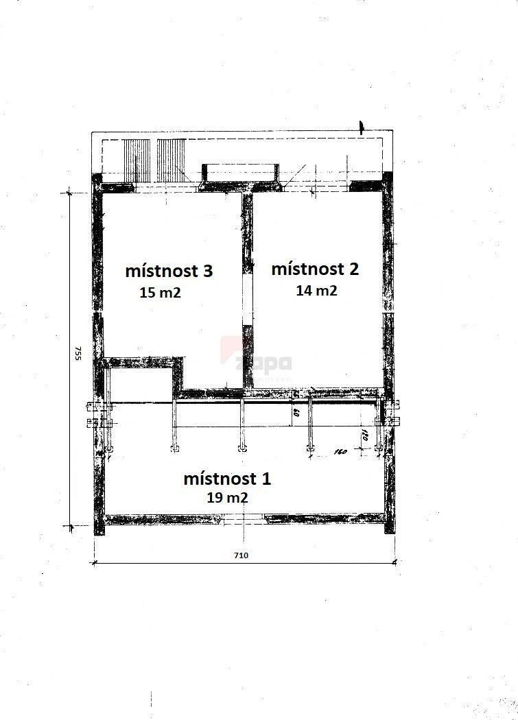 Sklady, Novoborská, Praha, 14 m²