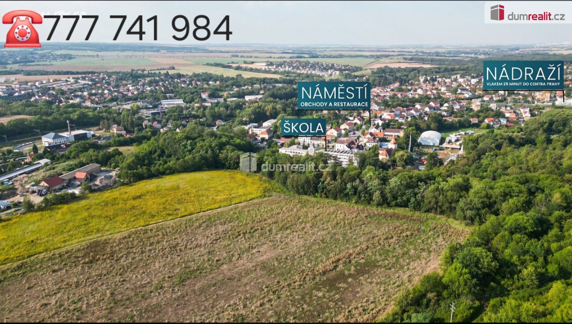 Pozemky pro bydlení, 5. května, Úvaly, 840 m²