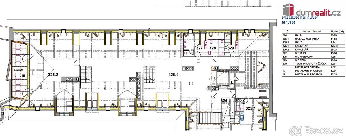 Kanceláře, Praha, 110 00, 45 m²