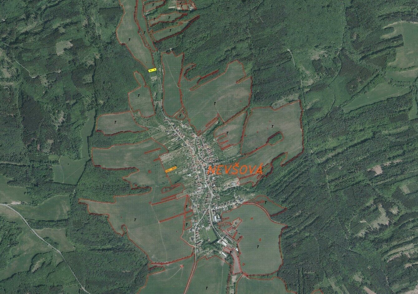 Ostatní, Nevšová, Slavičín, 1 m²