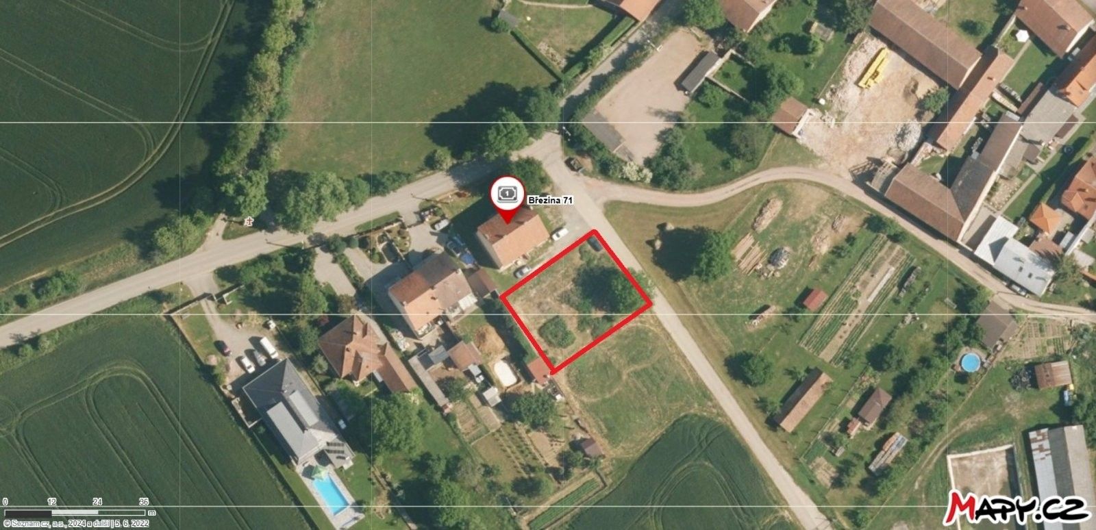 Pozemky pro bydlení, Březina, 800 m²