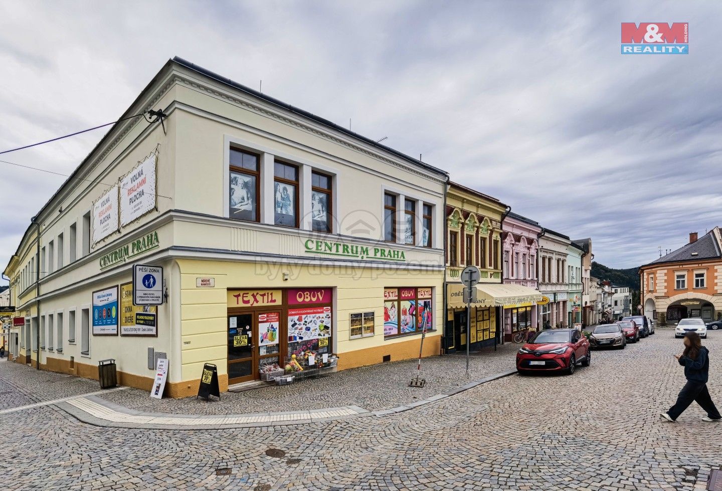 Obchodní prostory, Mírové nám., Ústí nad Orlicí, 520 m²