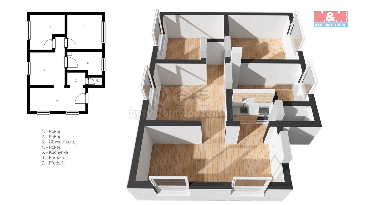 Prodej chata - Městečko, Chotýšany, 57 m²