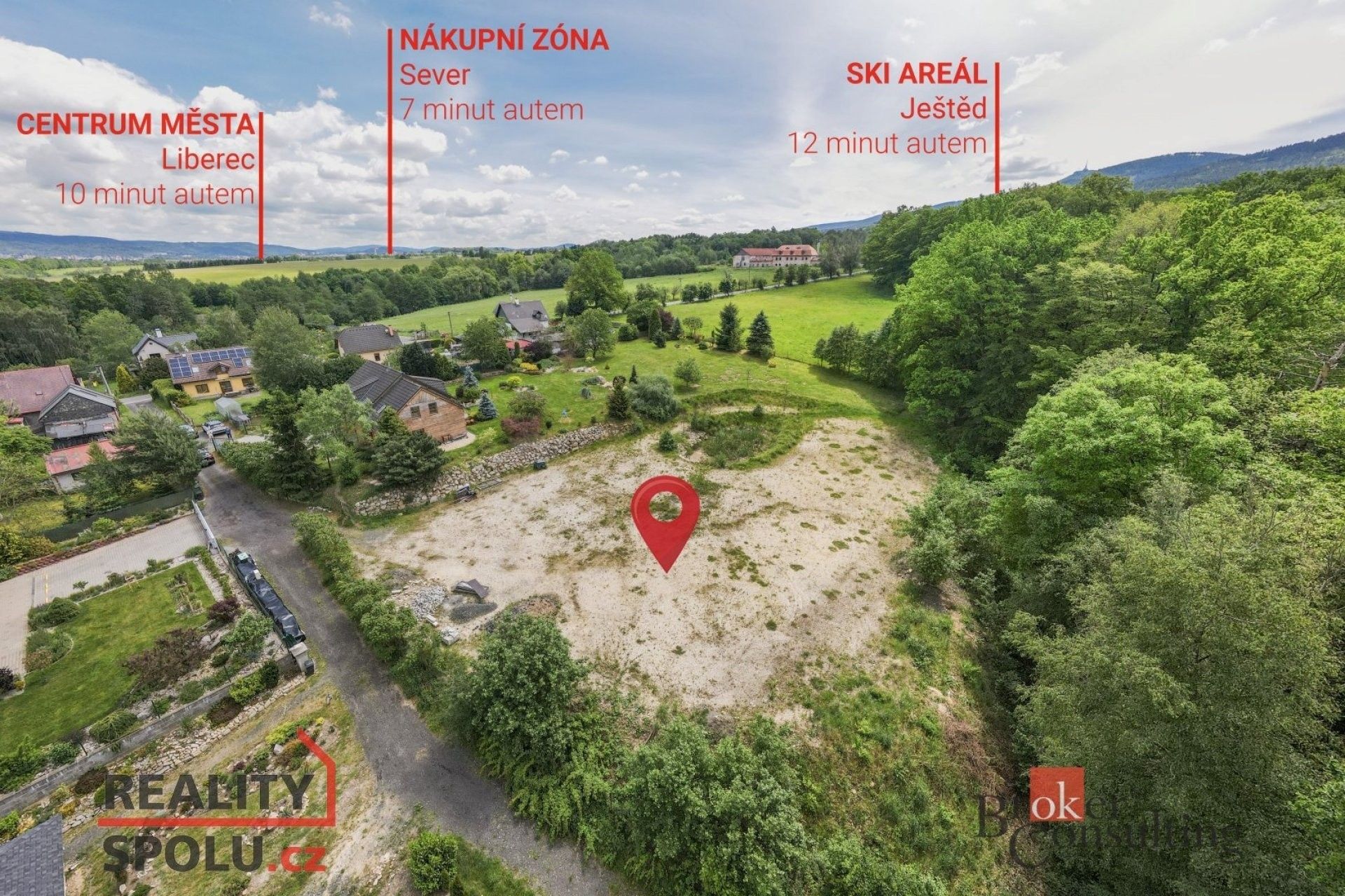 Prodej pozemek pro bydlení - Tolstého, Liberec, 3 810 m²