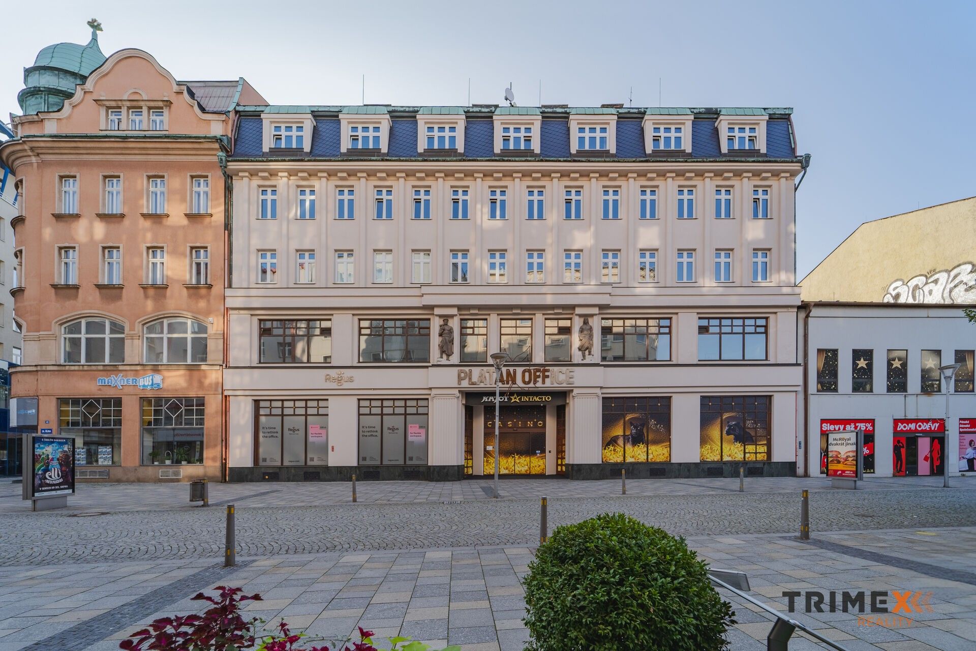 Obchodní prostory, 28. října, Ostrava, 258 m²