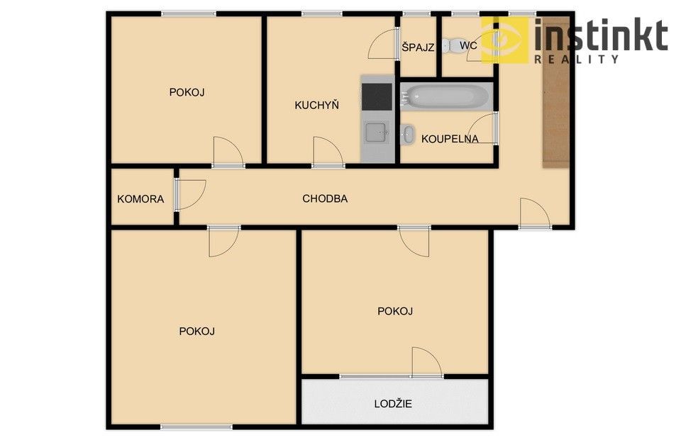 Prodej byt 3+1 - U Retexu, Klatovy, 96 m²