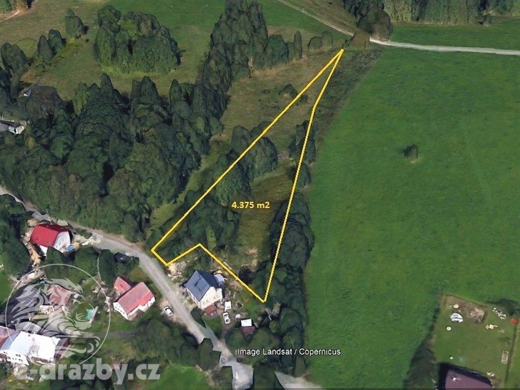 Prodej louka - Nová Ves nad Nisou, 4 375 m²