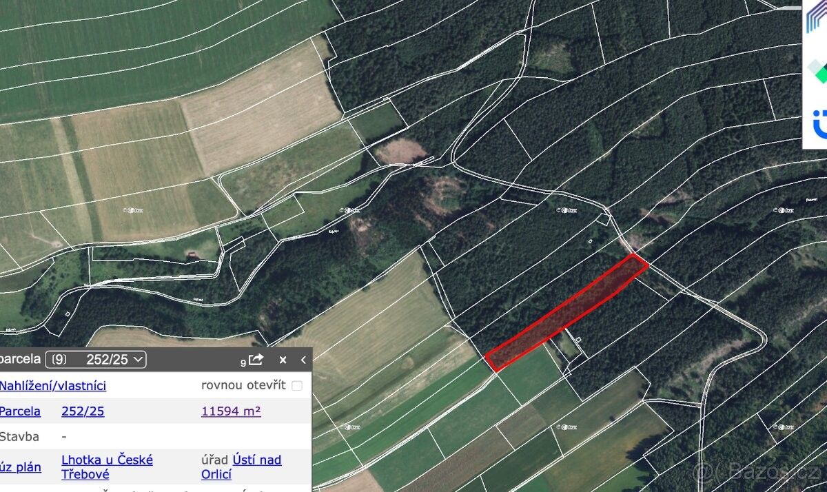 Prodej les - Žďár nad Sázavou, 591 01, 59 000 m²
