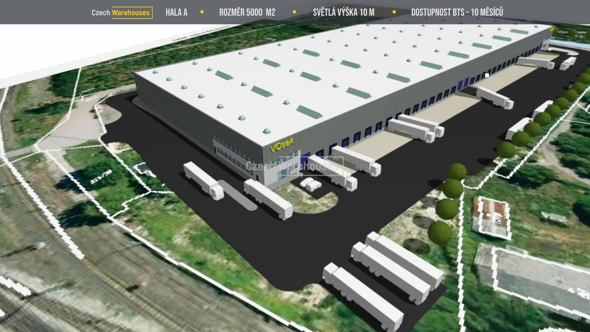 Sklady, Velký Osek, 5 m²