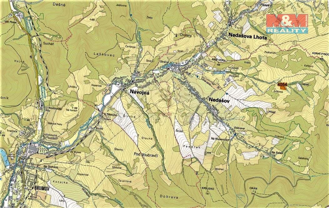 Prodej louka - Nedašov, 763 32, 1 151 m²