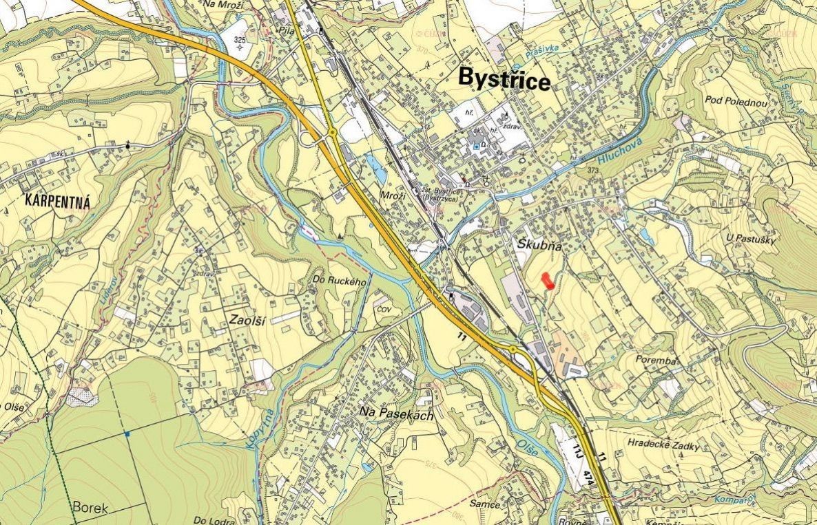 Prodej louka - Bystřice, 2 044 m²